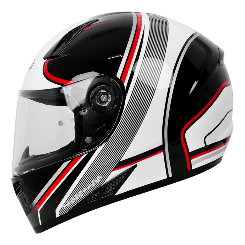 Helm Cargloss CK CR Full Face Original Regency White Red