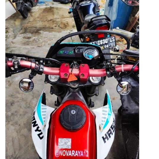 JB Kaca Spion supermoto KLX CRF X-RIDE sepeda motor beatstreet WR jalu cembung bulat lebar spion fat