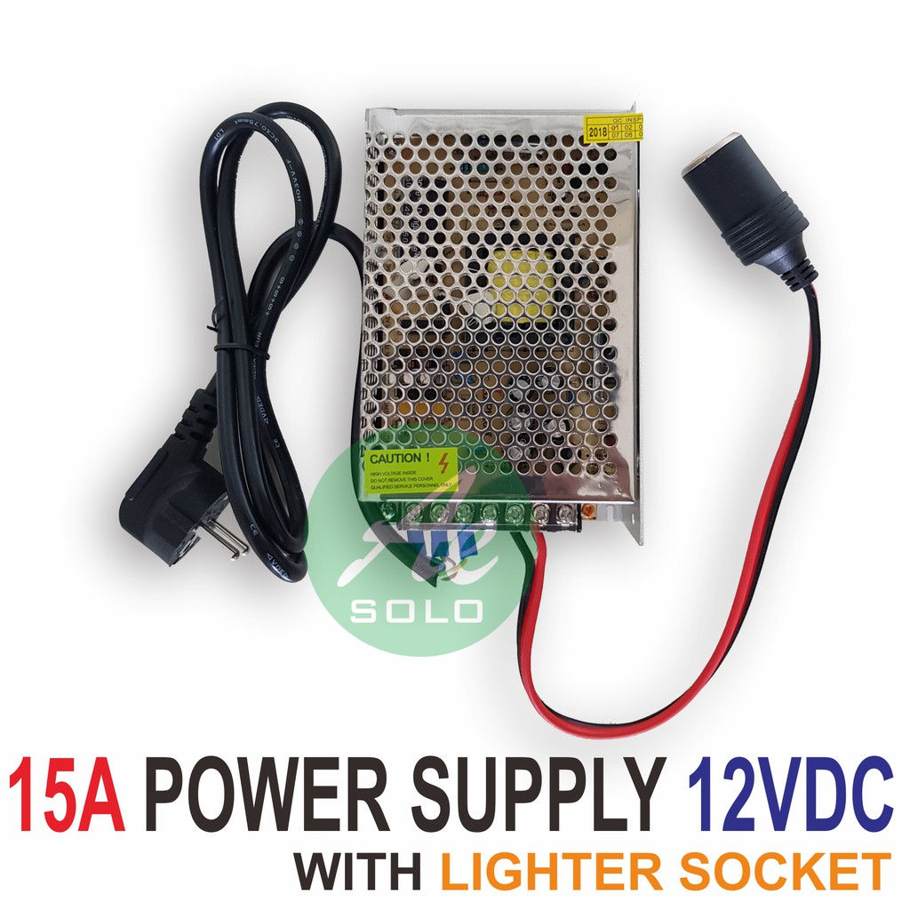 Adaptor 220V AC to 12V DC Socket Lighter Mobil Power Supply 12V 8A 10A