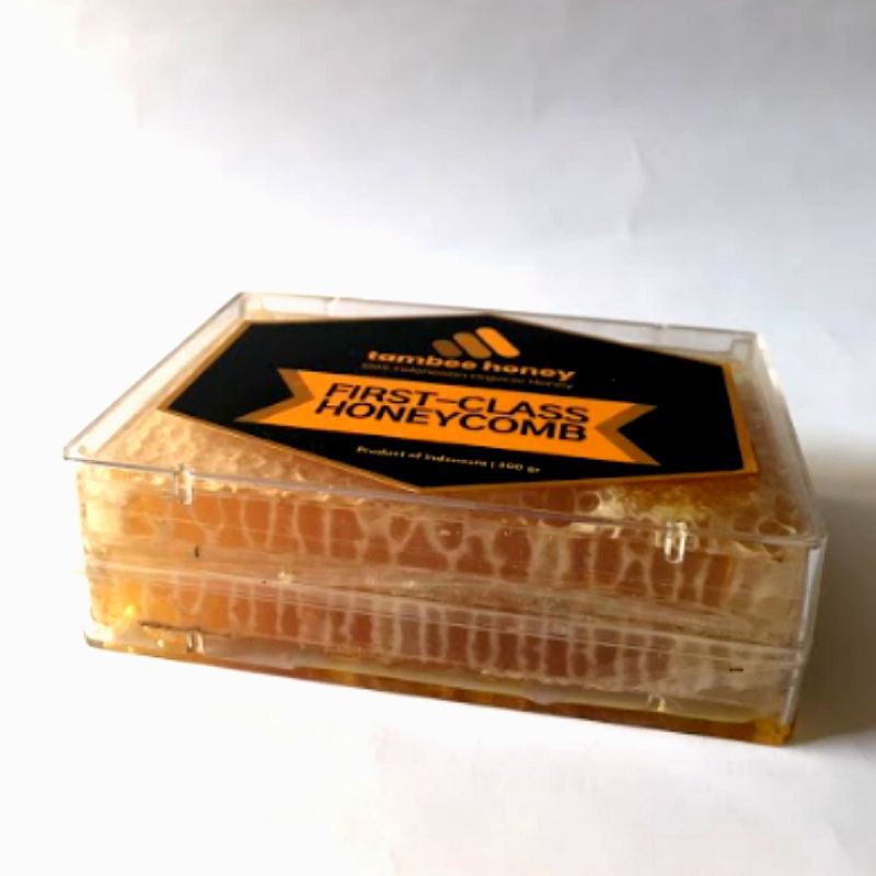 

500 gr - Sarang Madu/Honeycomb First Class 100% Organik Asli dan Murni - Tambee Honey