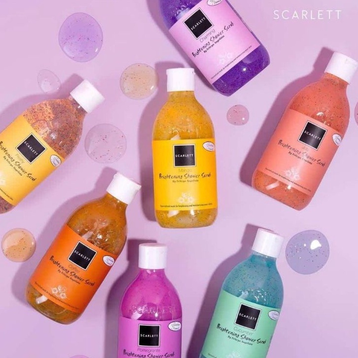 *galerybeautysemarang* SCARLETT WHITENING SHOWER SCRUB - SABUN MANDI SCARLETT - SCARLET WHITENING SHOWER SCRUB ORI BPOM