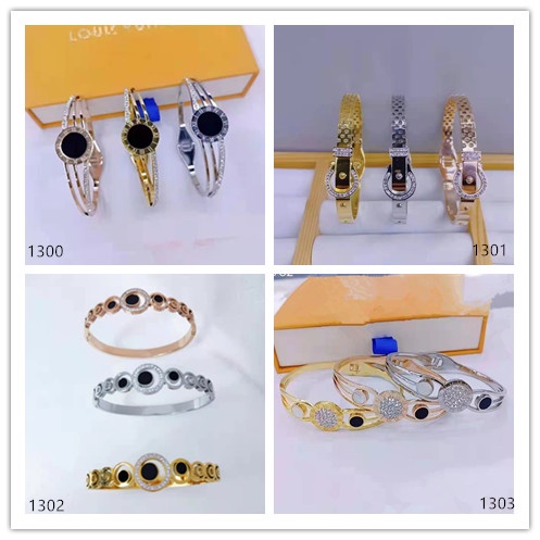 Gelang Titanium Permata Perhiasan Fashion 1300-1303