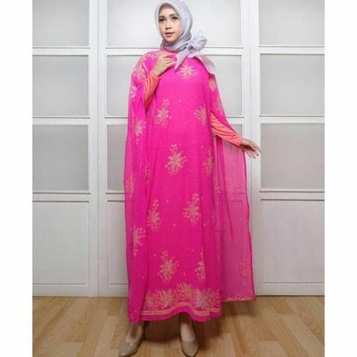Baju Syari / Pakaian Wanita Muslim Kaftan CKR INDIA Fanta Termurah  ER-244