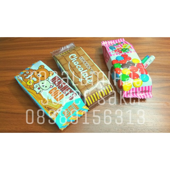 

kotak pensil / pencil case imut lucu bentuk snack chiki makanan kecil