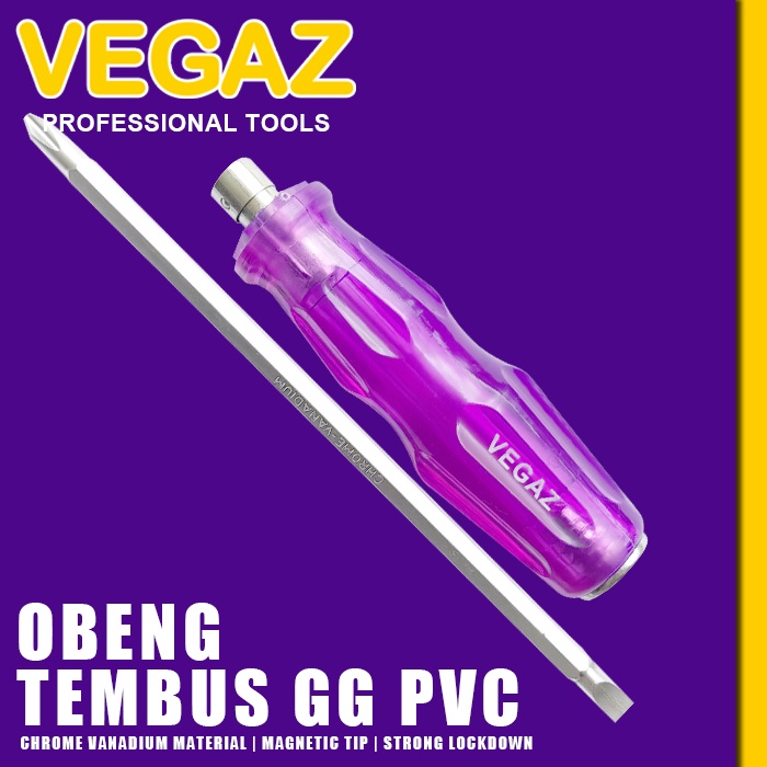 Jual VEGAZ Obeng Tembus Bolak Balik Gagang PVC Shopee Indonesia