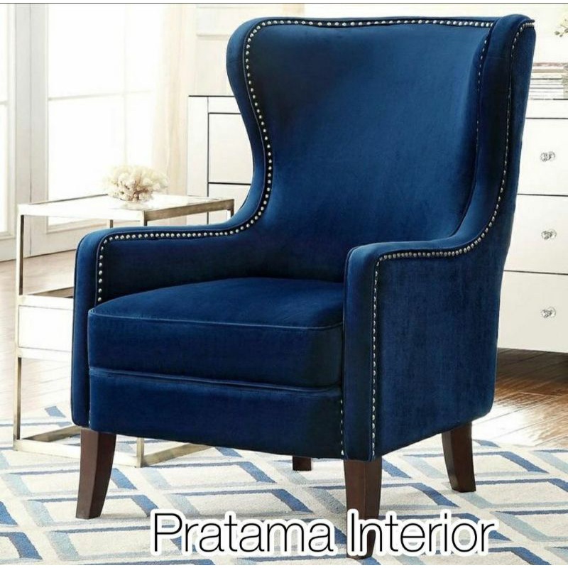 Best Seller Kursi Wing Chair / Kursi Arm Chair / Sofa Minimalis / Pratama Sofa