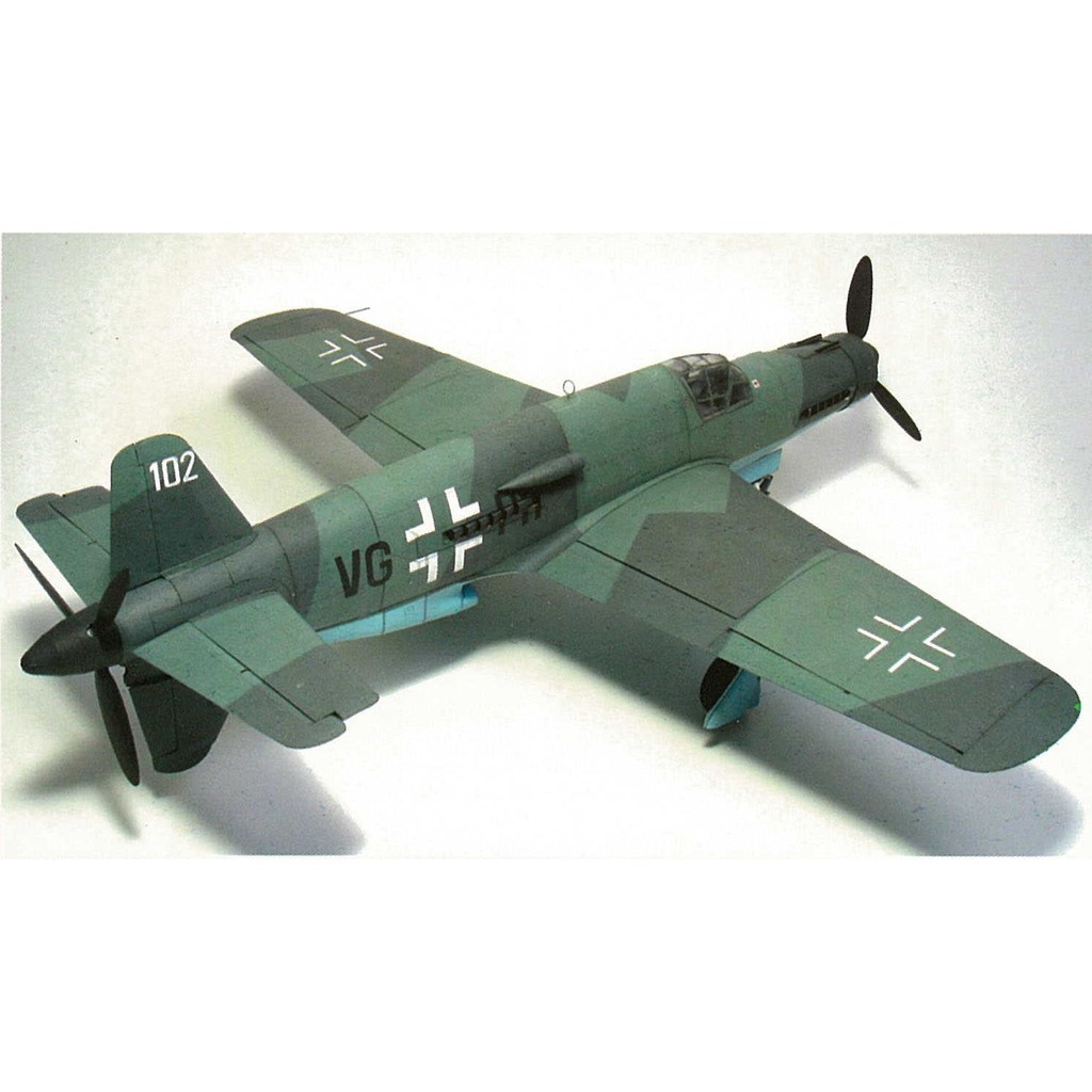 DIY Model Kertas Perang Dunia II Pesawat tempur berat Jerman Dornier Do 335 A-0 Pfeil
