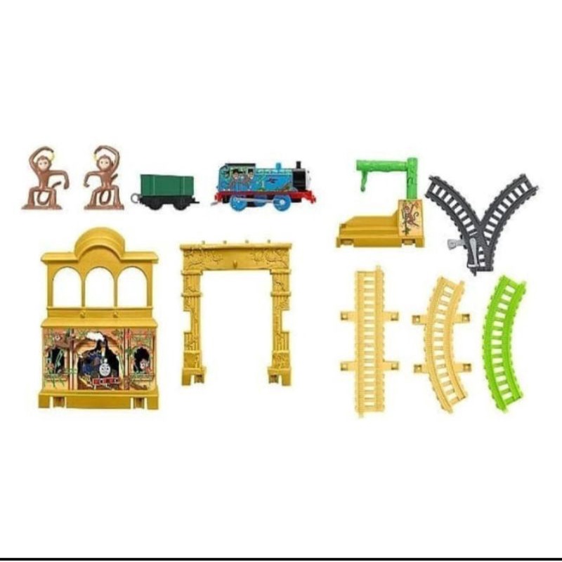 Mainan Thomas and Friends Track master Monkey Palace Set