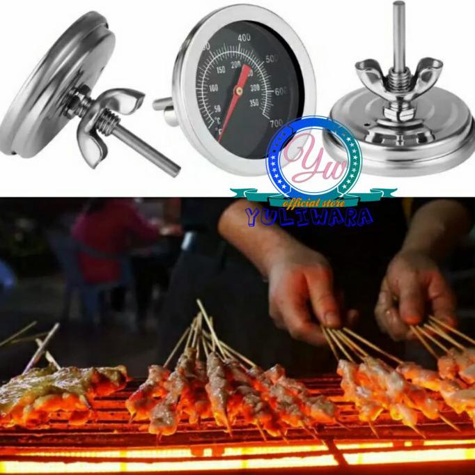 Monggo] Thermometer Masak Analog Dapur Oven Panggangan Makanan Daging Bbq