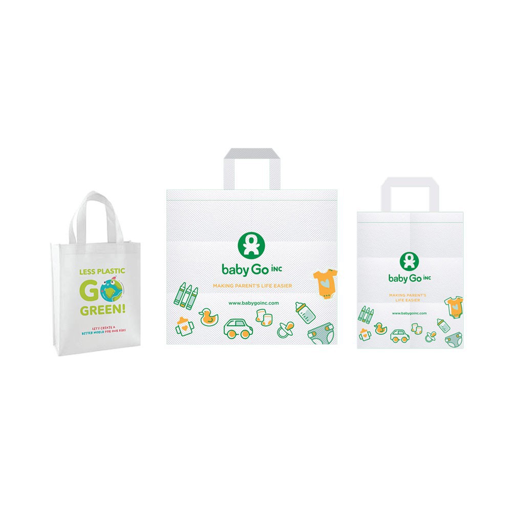 BABYGO INC - BABY GO INC TOTE BAG SPUNBOND &amp; LAUNDRY BAG BABYGOINC / PURECO BABYGO BAG TAS