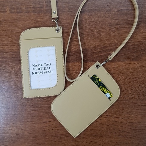 

NAME TAG KULIT / ID CARD HOLDER KULIT / ID CARD / GANTUNGAN NAMA BERKUALITAS VERTIKAL SS37