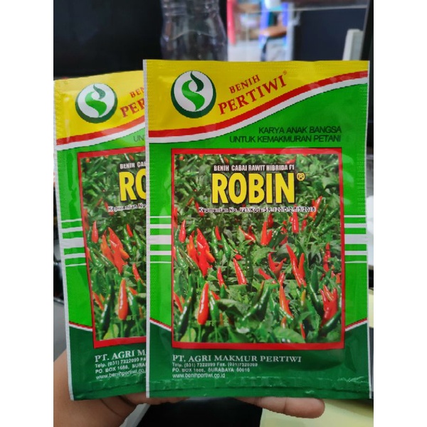 Benih cabe rawit hijau ROBIN F1 10 gram ,benih cabe hibrida