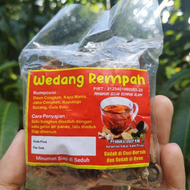 

Wedang Rempah/ Wedang Uwuh Hangat/Kayu Secang