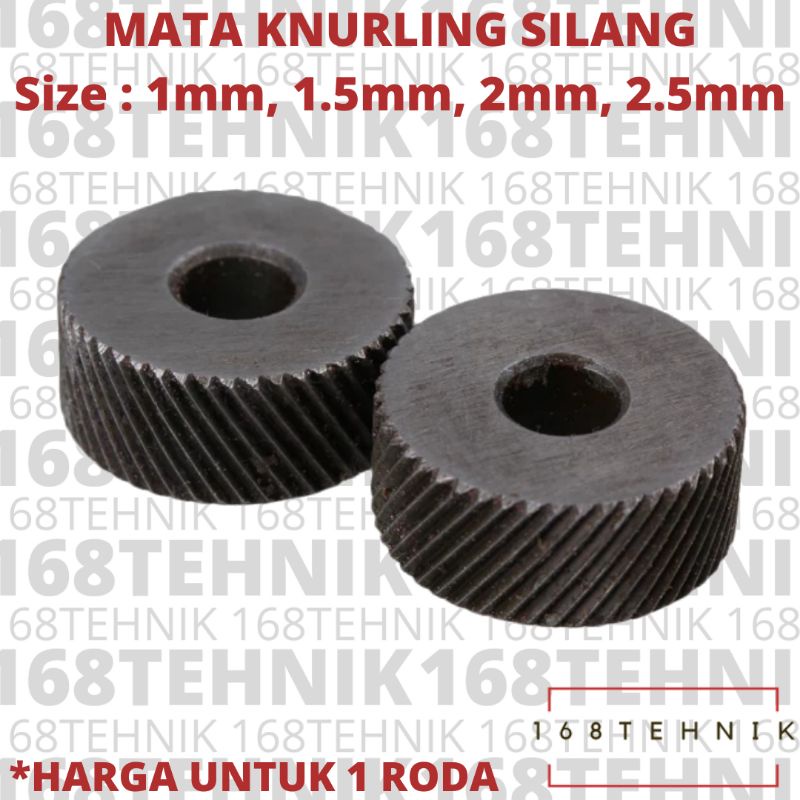 MATA KNURLING SILANG 1.0MM / MATA KARTEL / RODA KNURLING
