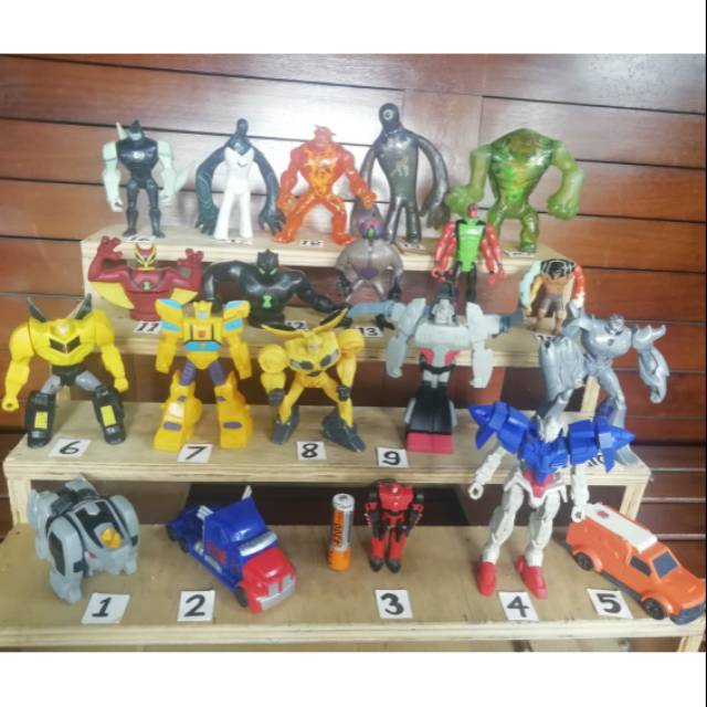 Lot 8 beli2gratis1mainan anak seri benten vs transformers hadiah happy meal mcD campur figure