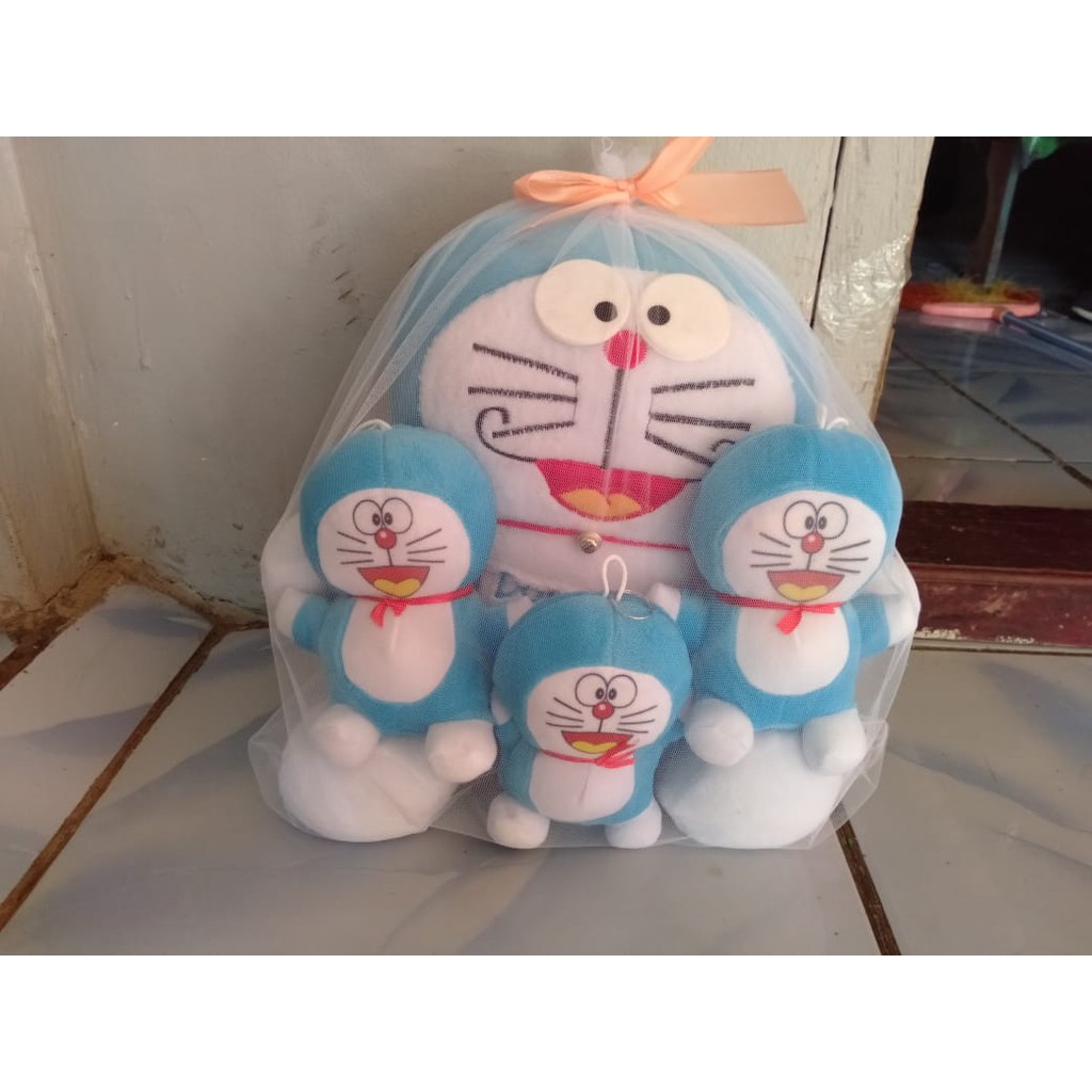 (COD) Boneka doraemon beranak 3