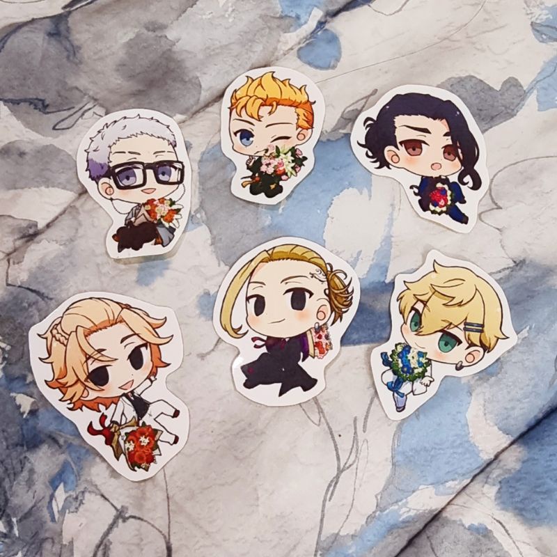 

Sticker Tokyo Revengers Waterproof Anti Air Stiker Mikey Draken Takemichi Chifuyu Baji Takashi