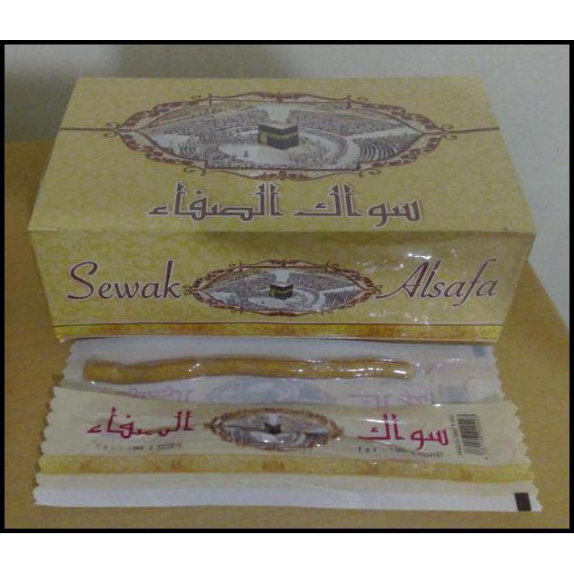 SIWAK ASLI ARAB SAUDI Al Safa Kayu Sewak Basah Miswak Alsafa Mint Lime