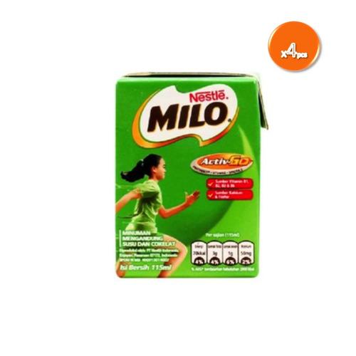 

Milo Activ-Go Minuman Mengandung Susu dan Cokelat UHT 115ml x4