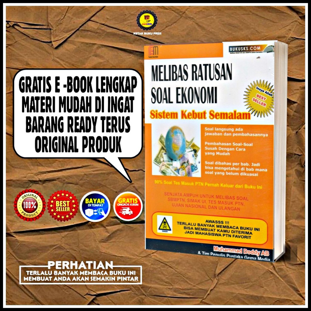 BUKU SKS IPS / BUKU SKS IPA / MENGUASAI IPS / MENGUASAI IPA / SISTEM KEBUT SEMALAM / MELIBAS RATUSAN-EKONOMI