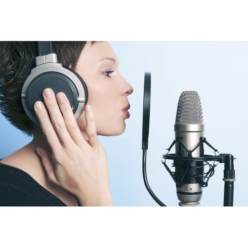 BAROKAH Pop Filter Layer Ganda Ukuran Large 9 Inch Mic Microphone recording