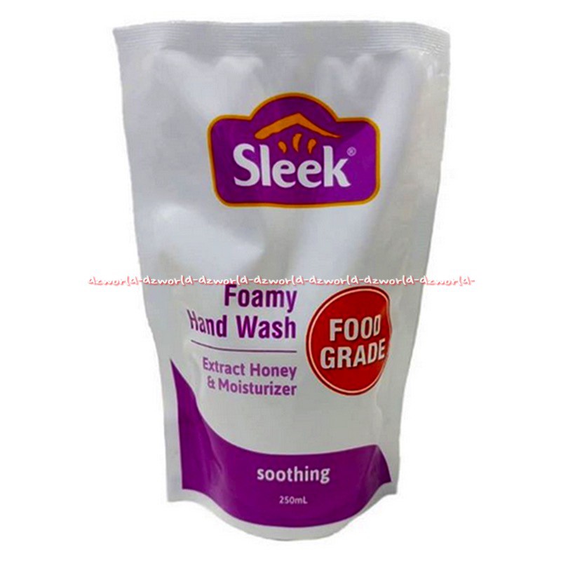 Sleek Foamy Hand Wash Refershing Refill 250ml Memberikan Kelembutan Ekstra Pada Tangan