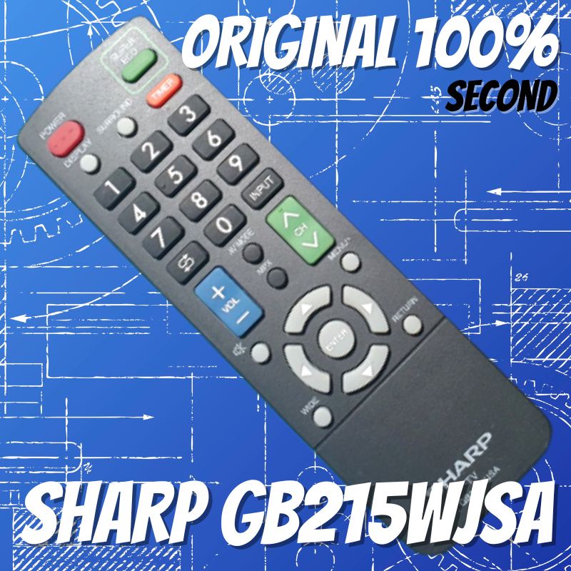 Remote TV Sharp GB215WJSA Original Second