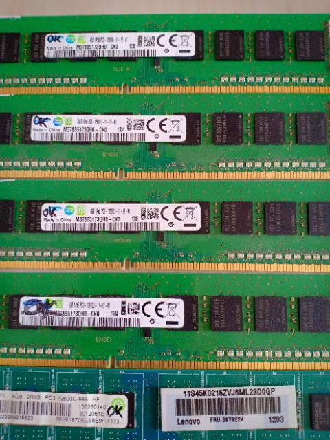 OBRAL GAN .. RAM 4GB DESKTOP PC 10600 &amp; 12800 &amp;1333 &amp;1600 MEREK CAMPURR