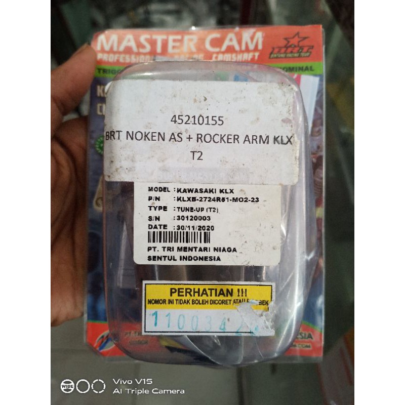 MASTER CAM T2 NOKEN AS RRA BRT KLX DTRACKER 150 140 BF G L FREE PELATUK