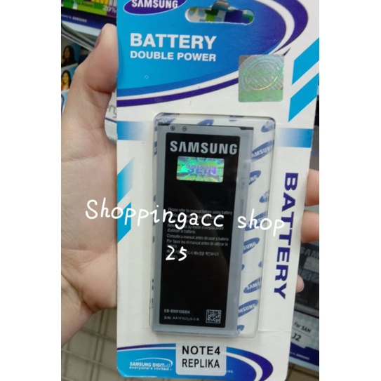Batre Baterai Batteray Samsung Note 4 Replika ORI OEM