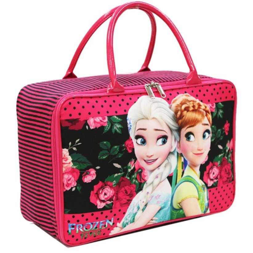 PA TRAVEL BAG SUPER KANVAS KARAKTER (TAS KOPER JINJING) FROZEN / TA001