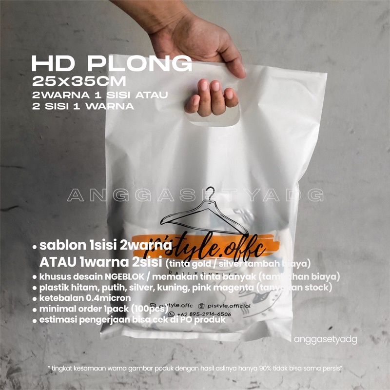 

Plastik HD 25x35 sablon 2 warna