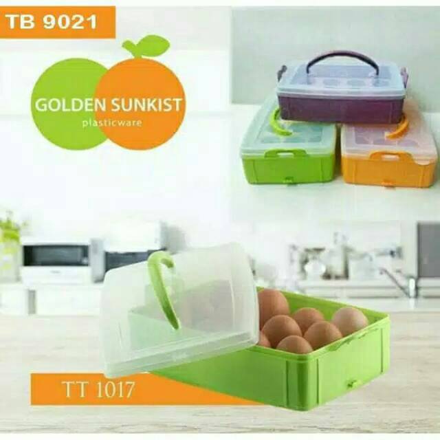 Kotak telur isi 12 golden sunkist / New egg box refrigerator kulkas dapur cheff