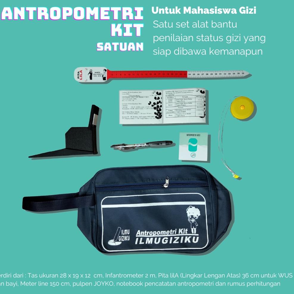 

[KODE 7DELL] Antropometri Kit untuk mahasiswa Gizi | Alat Penilaian Status Gizi