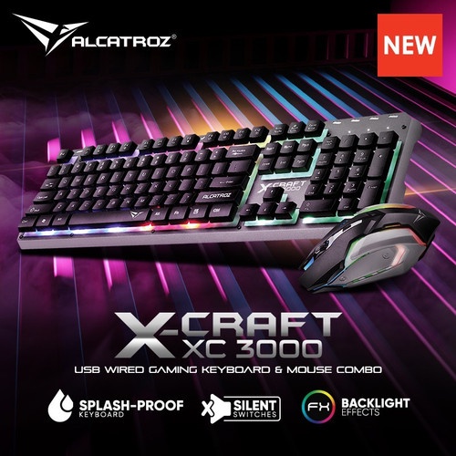 ALCATROZ X-Craft XC-3000 Keyboard Mouse
