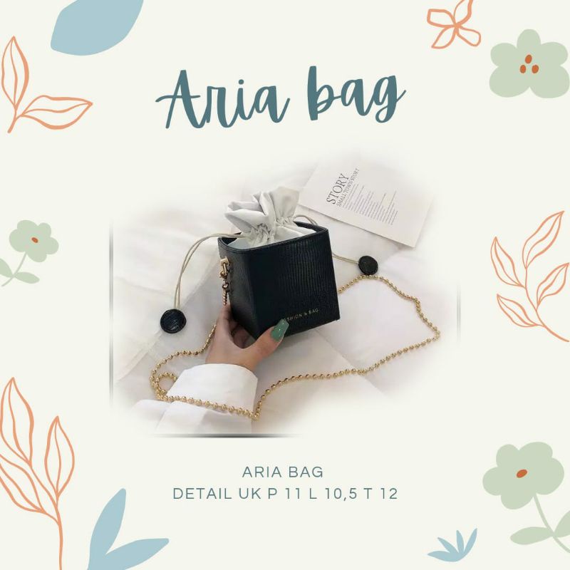 TAS KUBUS ARIA TAS MINI TAS SLEMPANG WANITA