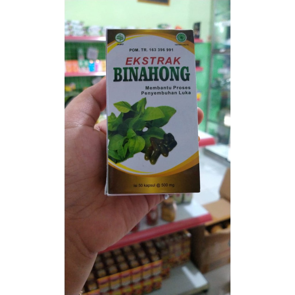 ekstrak binahong isi 60 kapsul / Penyembuhan proses Luka / Penyembuhan Patah Tulang