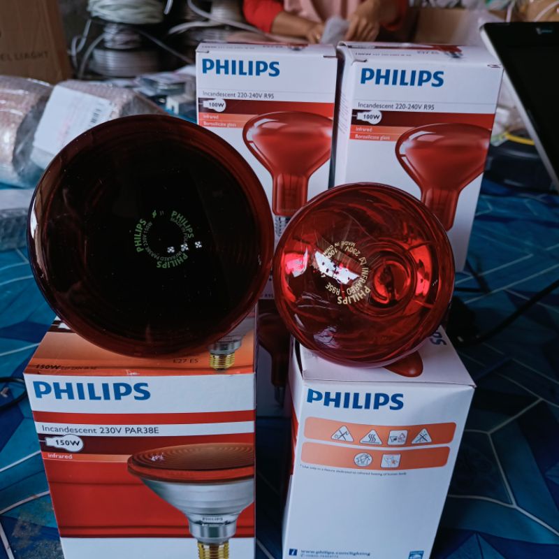 Alat fisioterapi set Lampu Terapi infra red infra merah infrared terapi otot sendi pegal stroke Philips