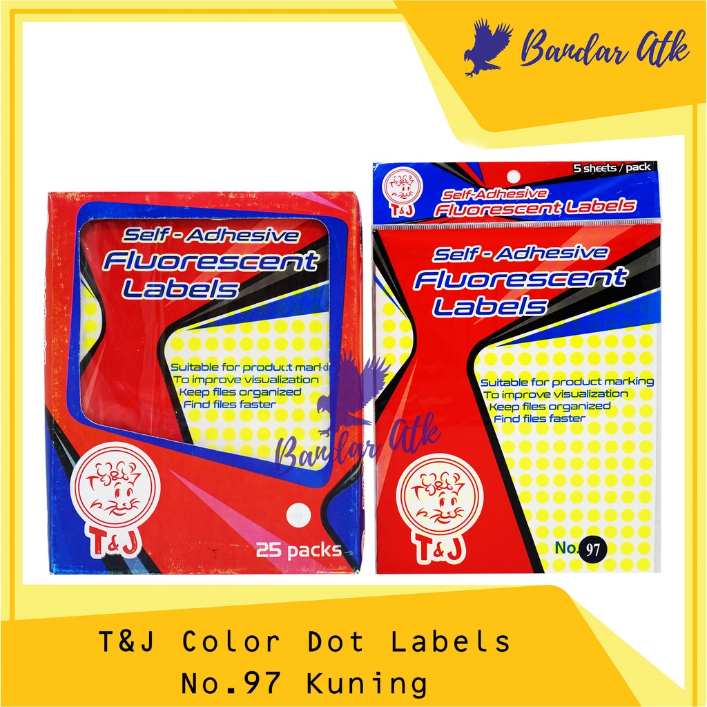 

Label Tom and Jerry 97 Color Dot Yellow / Kuning