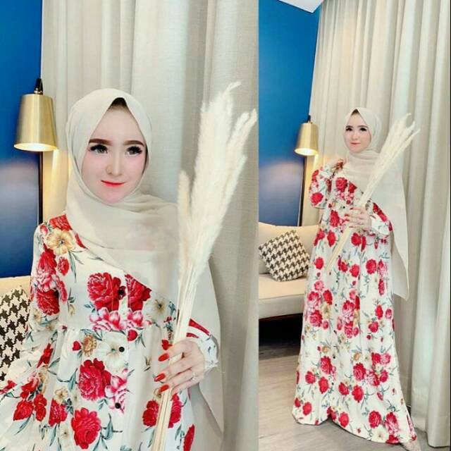 Lfadillah Fashion Daster Bunga Shellasaukia Original