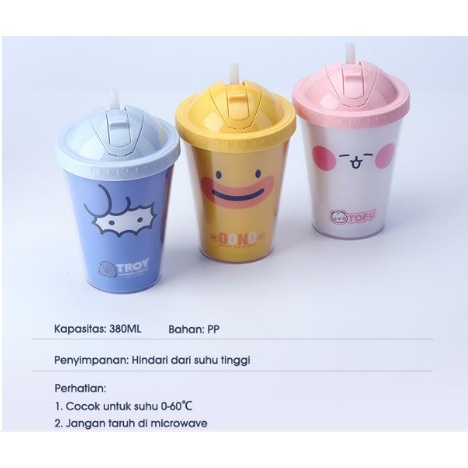 SAMONO SC003 380ML ICARER FAMILY DOUBLE WALL TUMBLER FREE STRAP