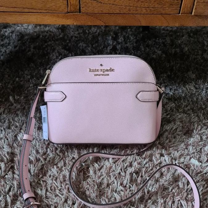 TAS WANITA KATE SPADE KS STACI DOME CROSSBODY LIGHT CREPE E KU6163MH3