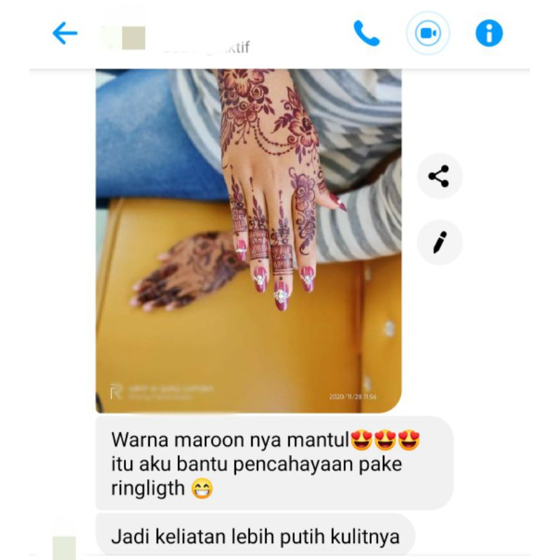 HENNA INSTAN JANNATI HENNA RACIK HENNA MURAH