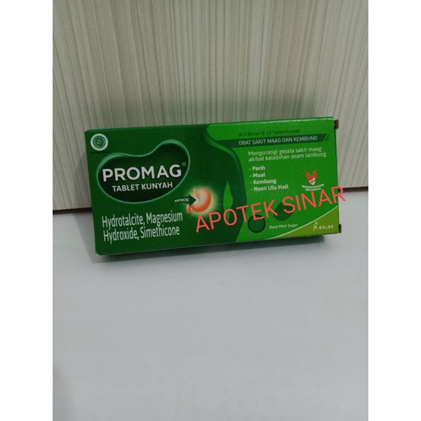 PROMAG TABLET KUNYAH dan PROMAG SUSPENSI 7Ml PER BOX