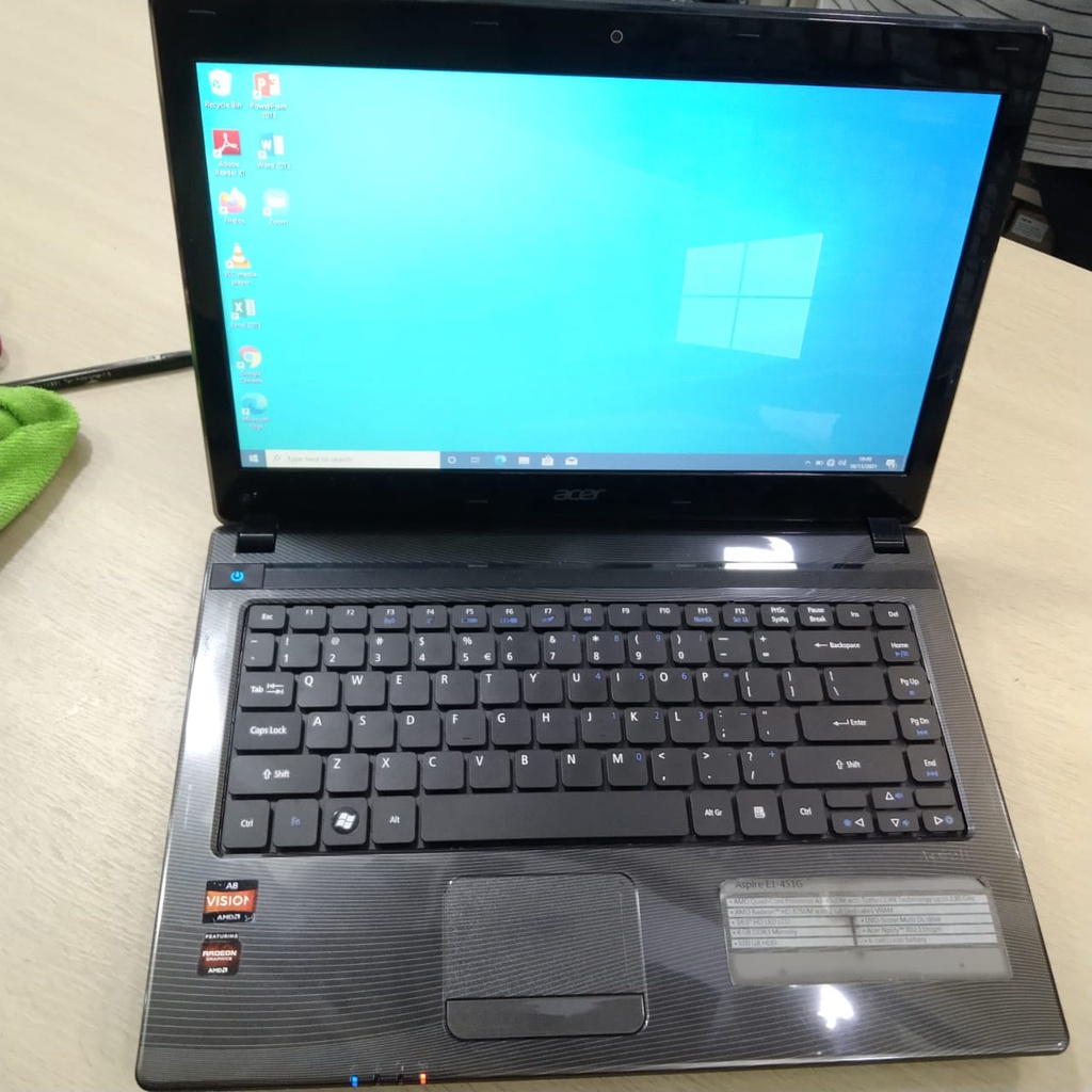Laptop Leptop Second Seken Bekas Gaming Bekas ACER AMD A8 RADEON 2GB DOUBLE VGA RAM 4GB Murah Origin