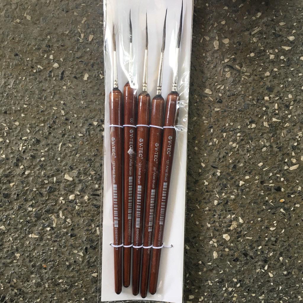 

Brush Kuas Liner Cat Air Lukis Merk V-Tec VT121