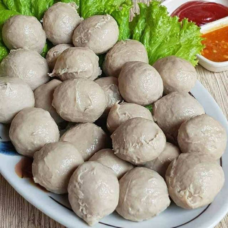 

PENTOL BAKSO CILOK BASO DAGING SAPI FROZEEN FOOD MAKANAN BEKU 500GRAM