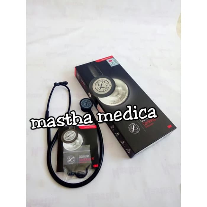 Stetoskop Littmann Litman Cardiology Cardiologi IV Black Edition 6163