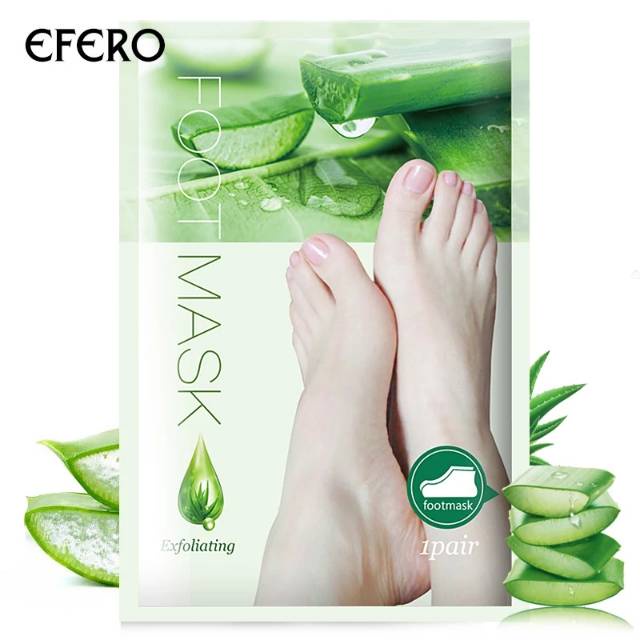 Efero Foot Mask kaki Foot Peeling Foot Exfloating Bunga Lavender Angkat Kulit Mati (1 Pasang)