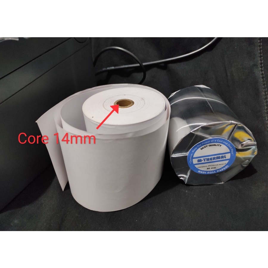 

Kertas Struk Thermal 80x80 Paper Roll Untuk Kertas Kasir dll